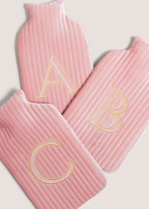 Pink Alphabet Hot Water Bottle - S Image 2