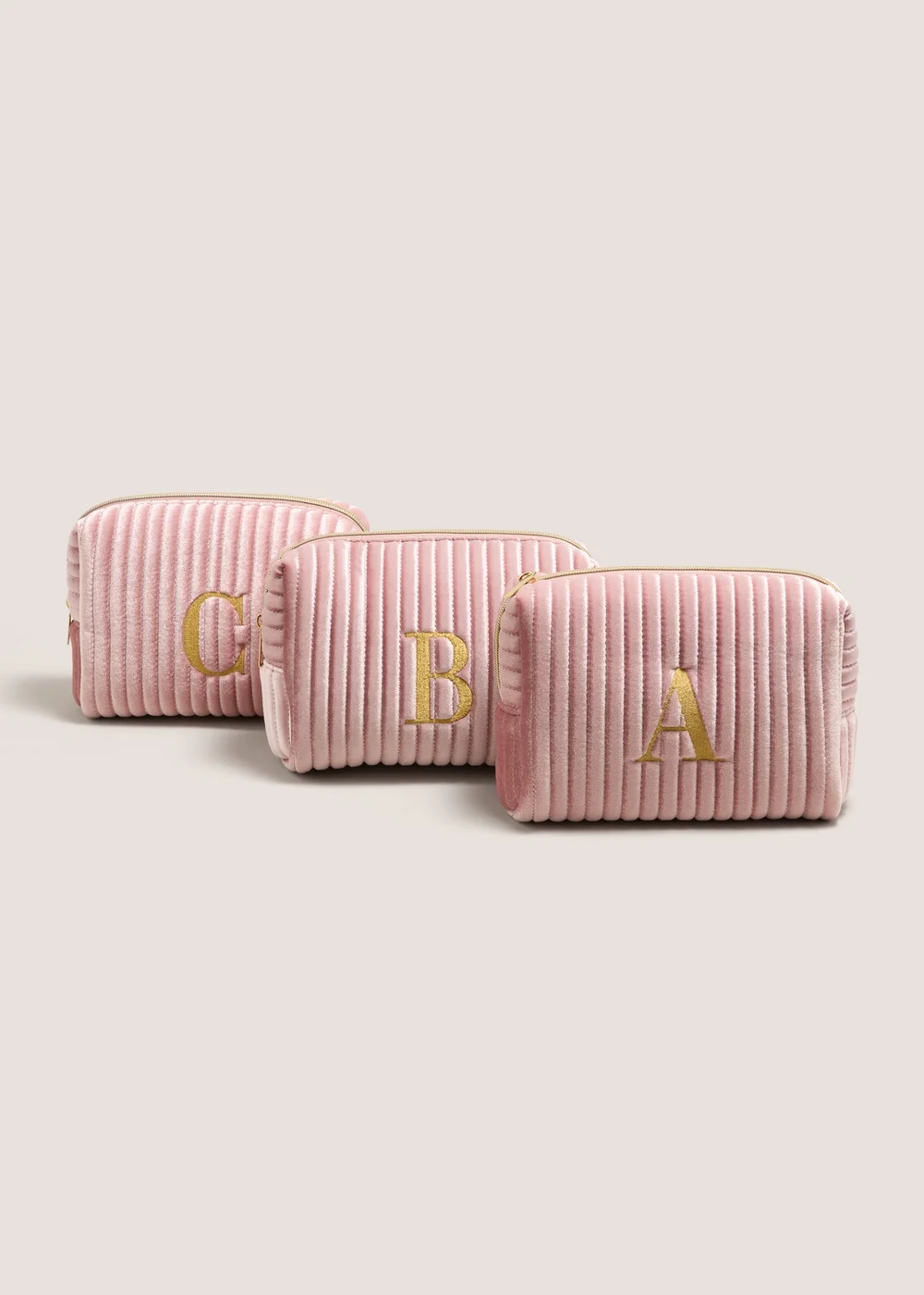 Pink Alphabet Make Up Bag - S Image 1