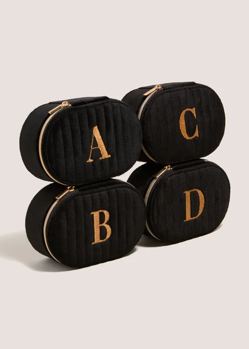 Black Alphabet Jewellery Box - S Image 1