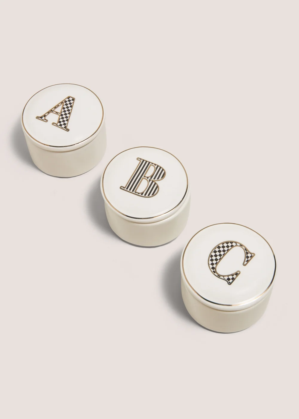 Mono Alphabet Jewel Pot - S Image 1