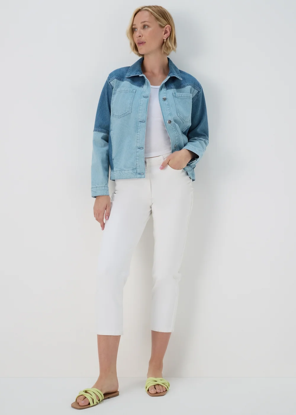 Blue Oversized Denim Jacket - 8 Image 4