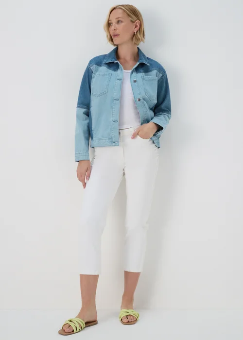 Blue Oversized Denim Jacket - 8 Image 4