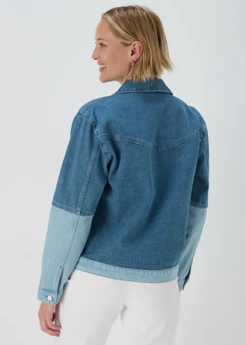 Blue Oversized Denim Jacket - 8 Image 3