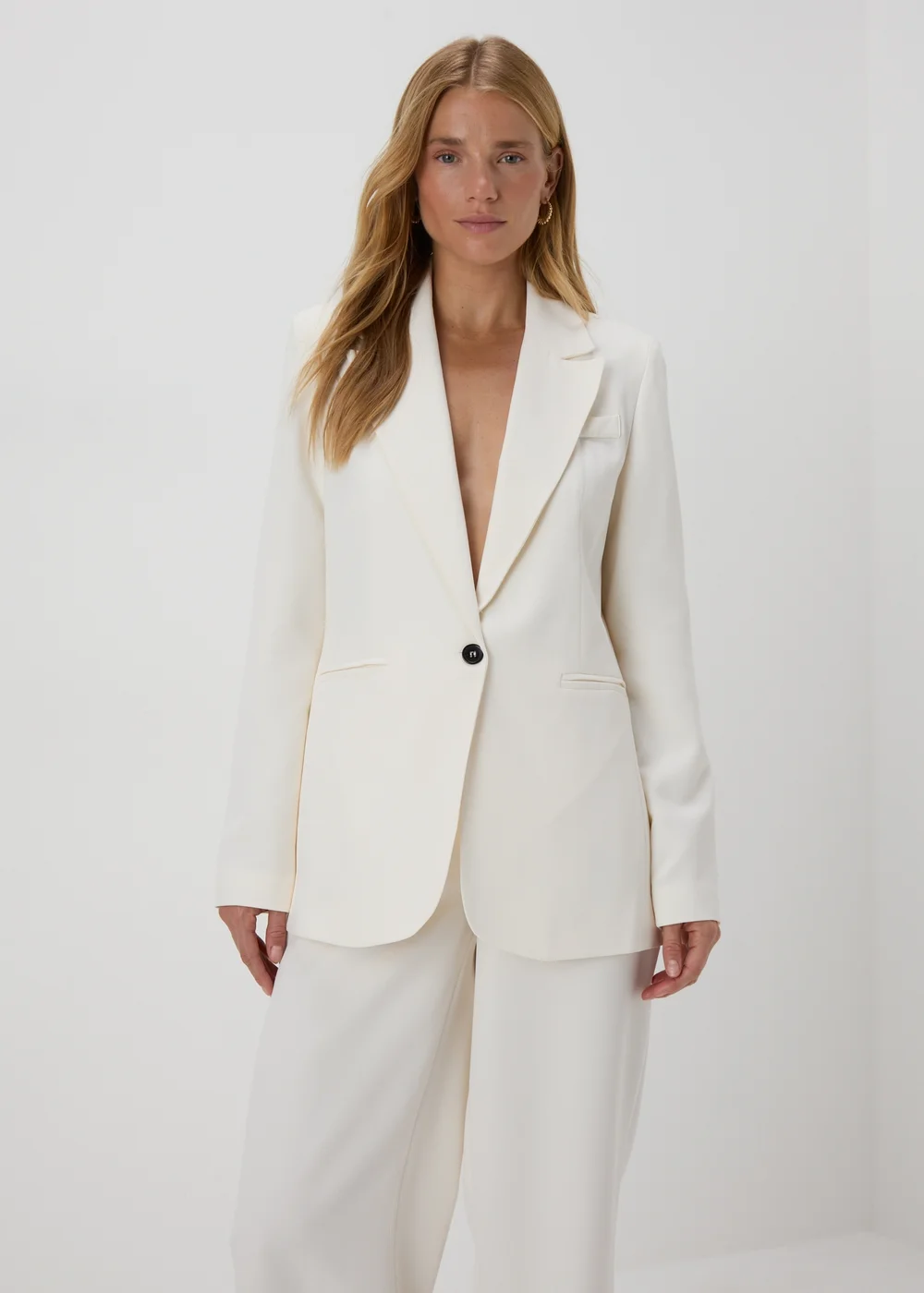Ivory Co Ord Blazer - 8 Image 1