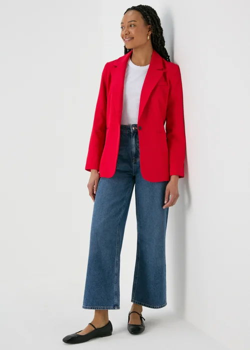 Red Bright Coloured Blazer - 8 Image 4