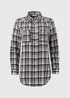 Grey Check Shirt - Size 8 Image 5