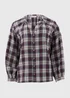 Multi Coloured Check Blouse - Size 8 Image 5