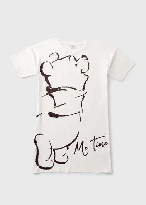 Winnie The Pooh White Nightie Dress - Extra small Image 4