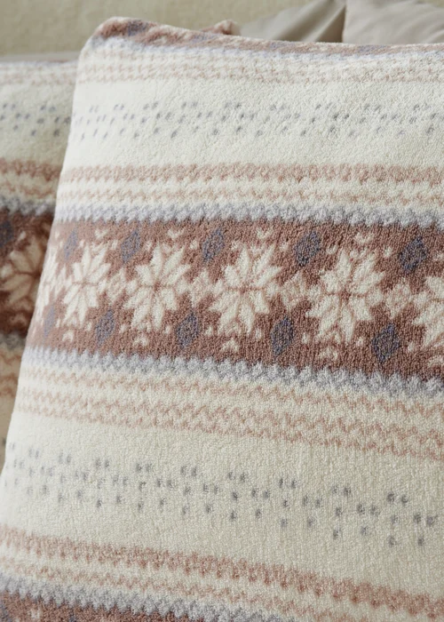 Natural Fairisle Duvet Set - Single Image 2
