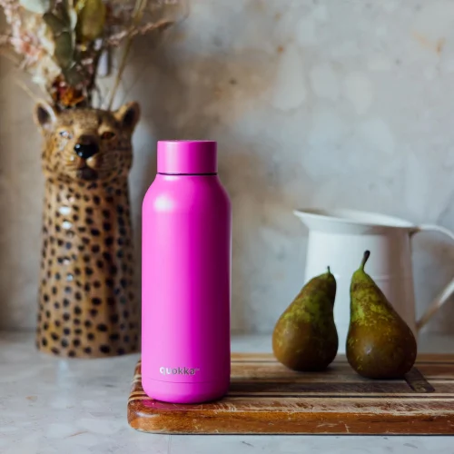 Quokka Thermal Purple Stainless Steel Bottle (510 ml) - One Size Image 3