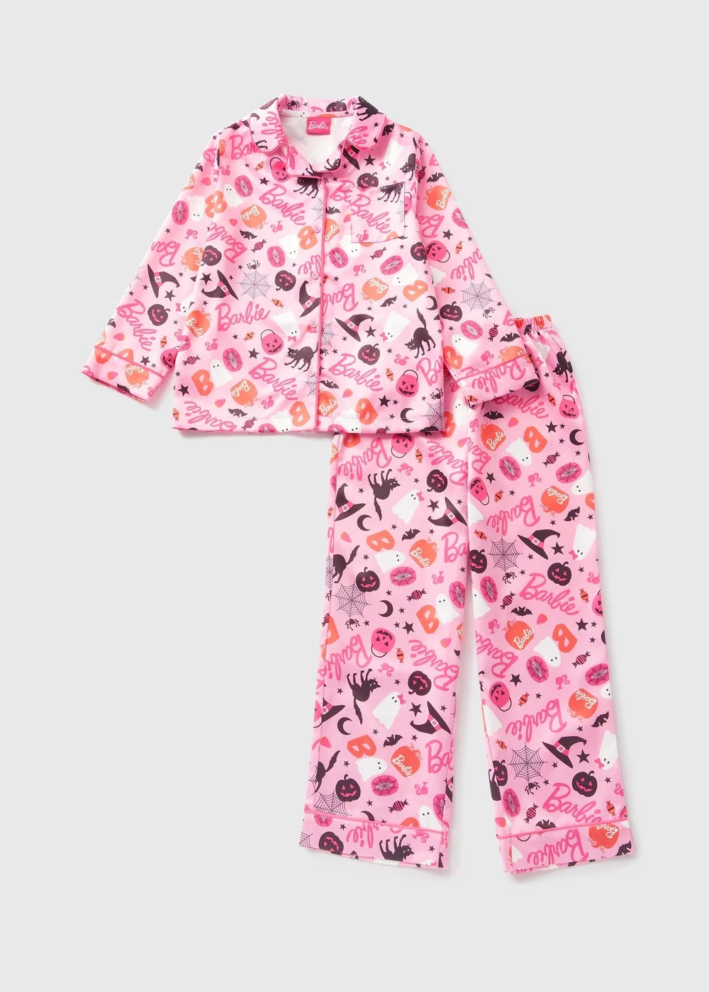 Barbie Girls Halloween Pyjama Set (4-12yrs) - Age 4 Years Image 1