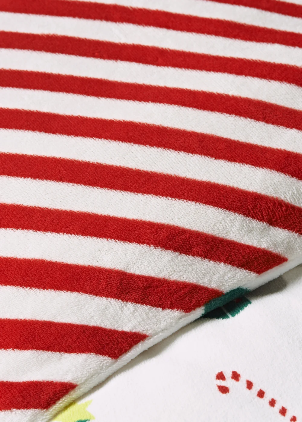 Joyful White Gonk Fleece Duvet Set - Single Image 3