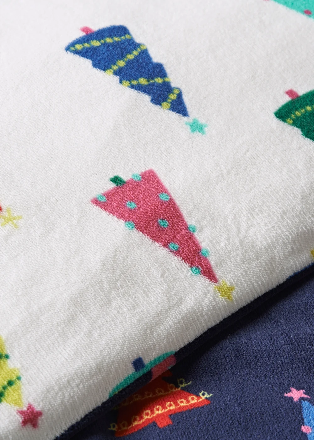Joyful Christmas Tree Fleece Duvet Set - Single Image 3