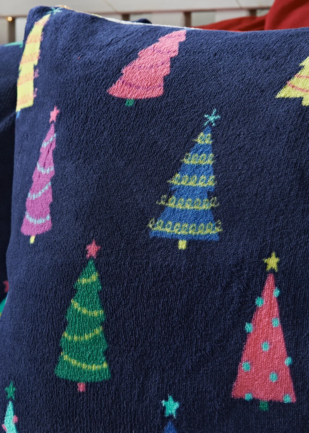 Joyful Christmas Tree Fleece Duvet Set - Single Image 2