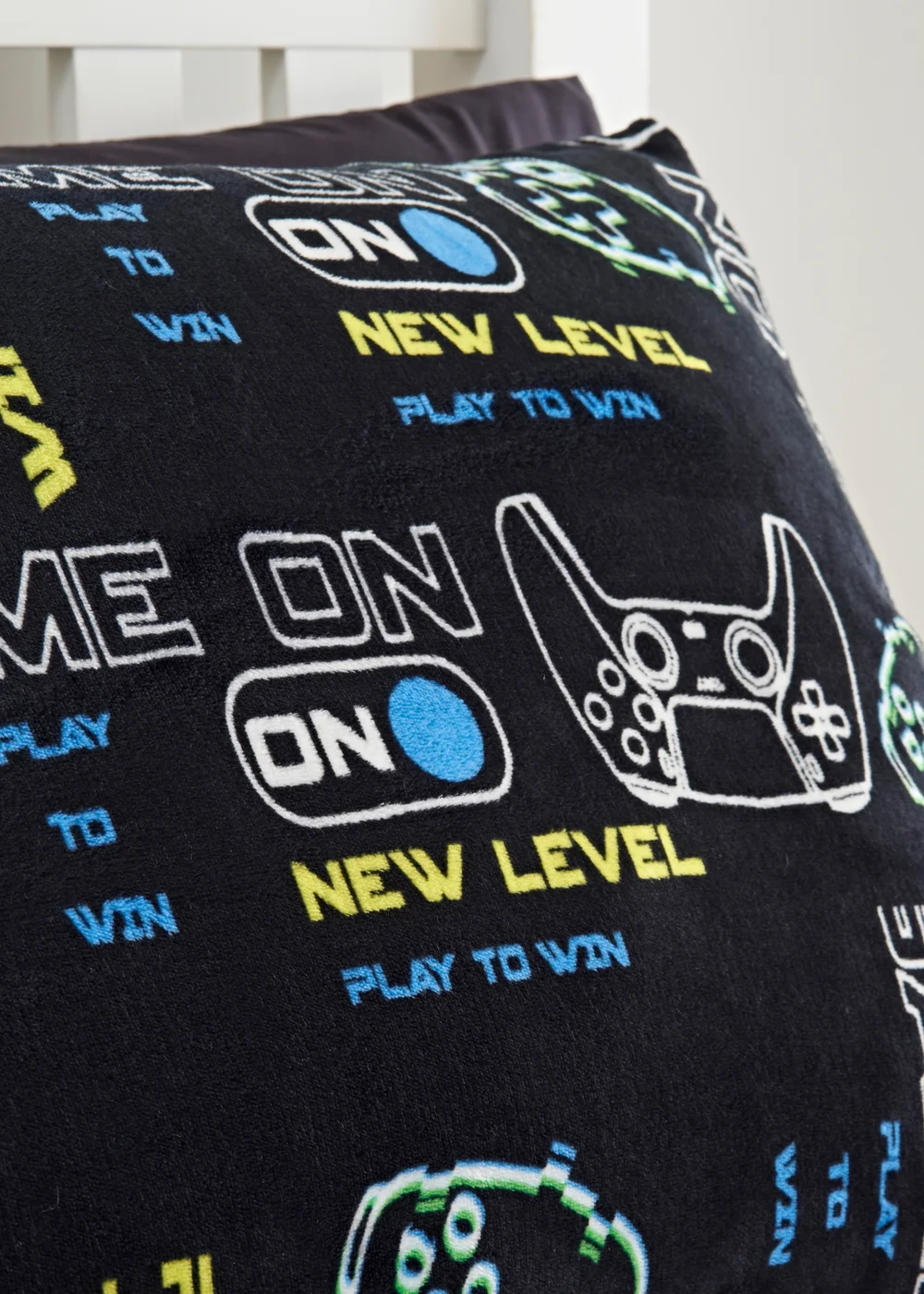 Black Fleece Gaming Duvet Set - Single Image 2