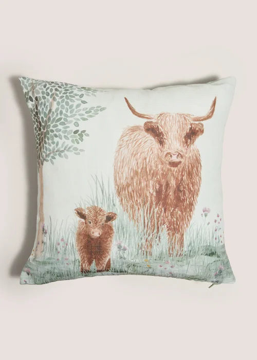 Highland Cow Cushion Image 1