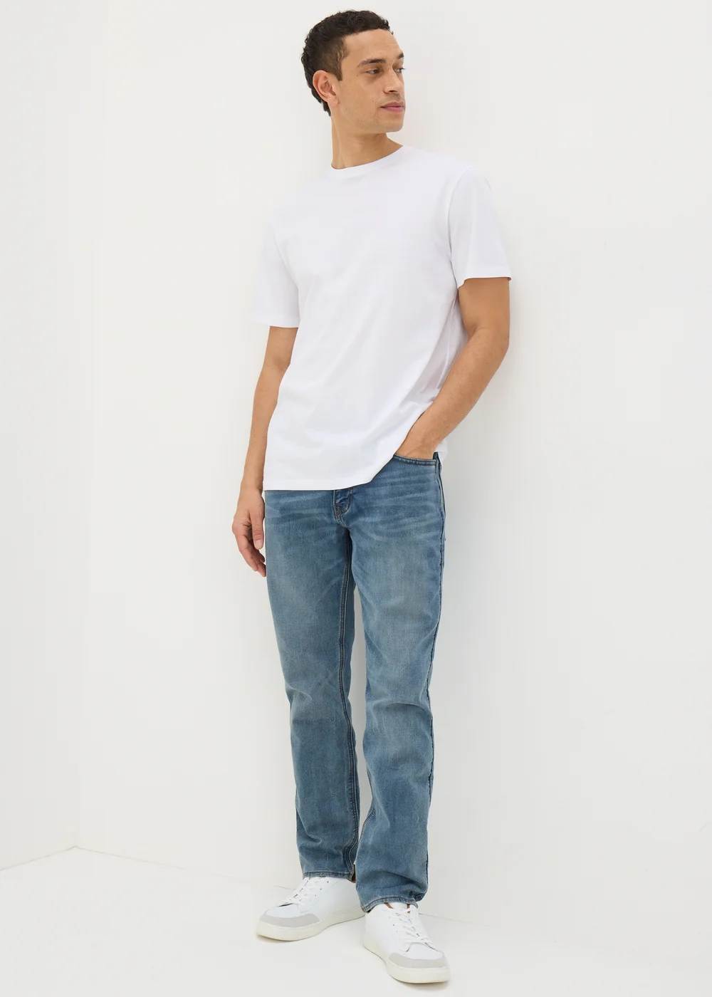 Blue Comfort Denim Jeans - 30 R Image 1
