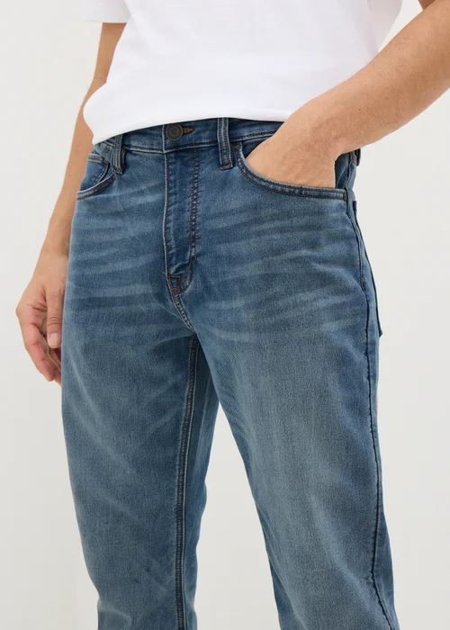 Blue Comfort Denim Jeans - 30 R Image 3
