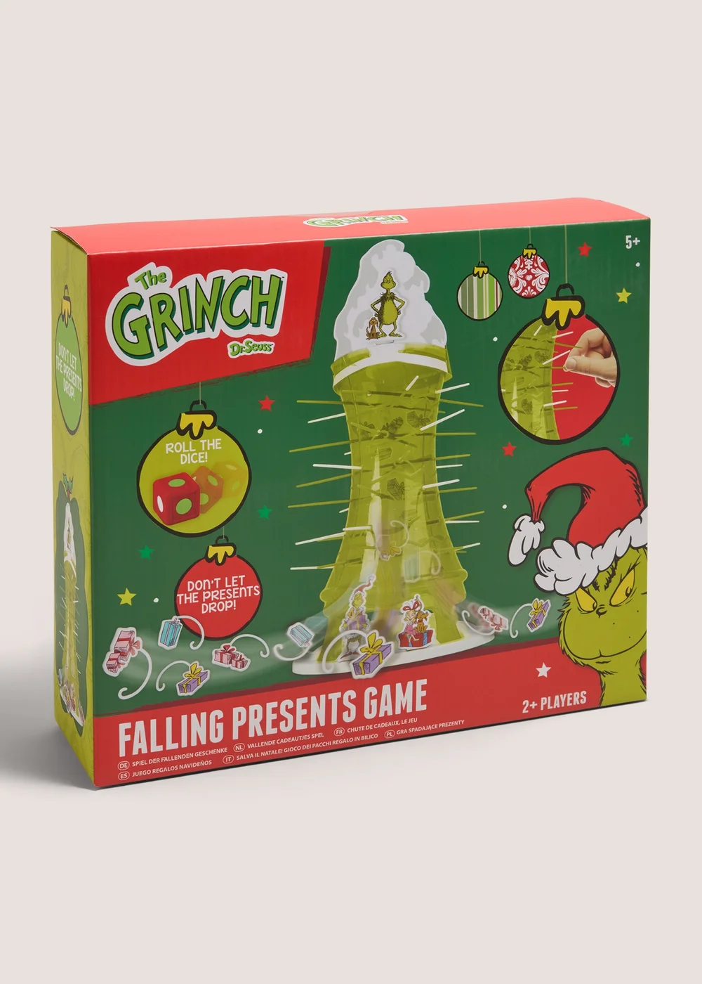 Grinch Falling Present Game Image 1