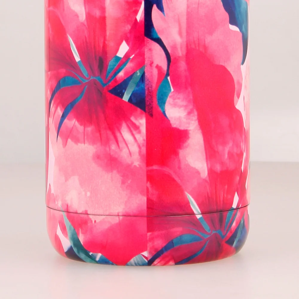 Quokka Thermal Pink Bloom Stainless Steel Bottle (510 ml) - One Size Image 3