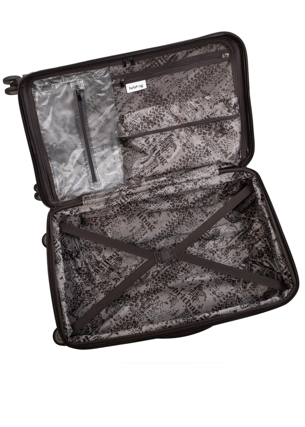 BritBag Galloway Brown Mulch Suitcase with TSA Lock - Cabin Image 5