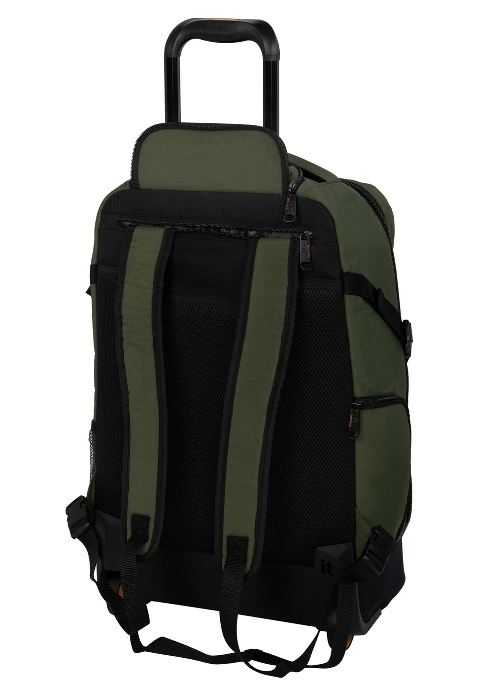 BritBag Nauru Khaki Trolley Backpack - Cabin Image 3