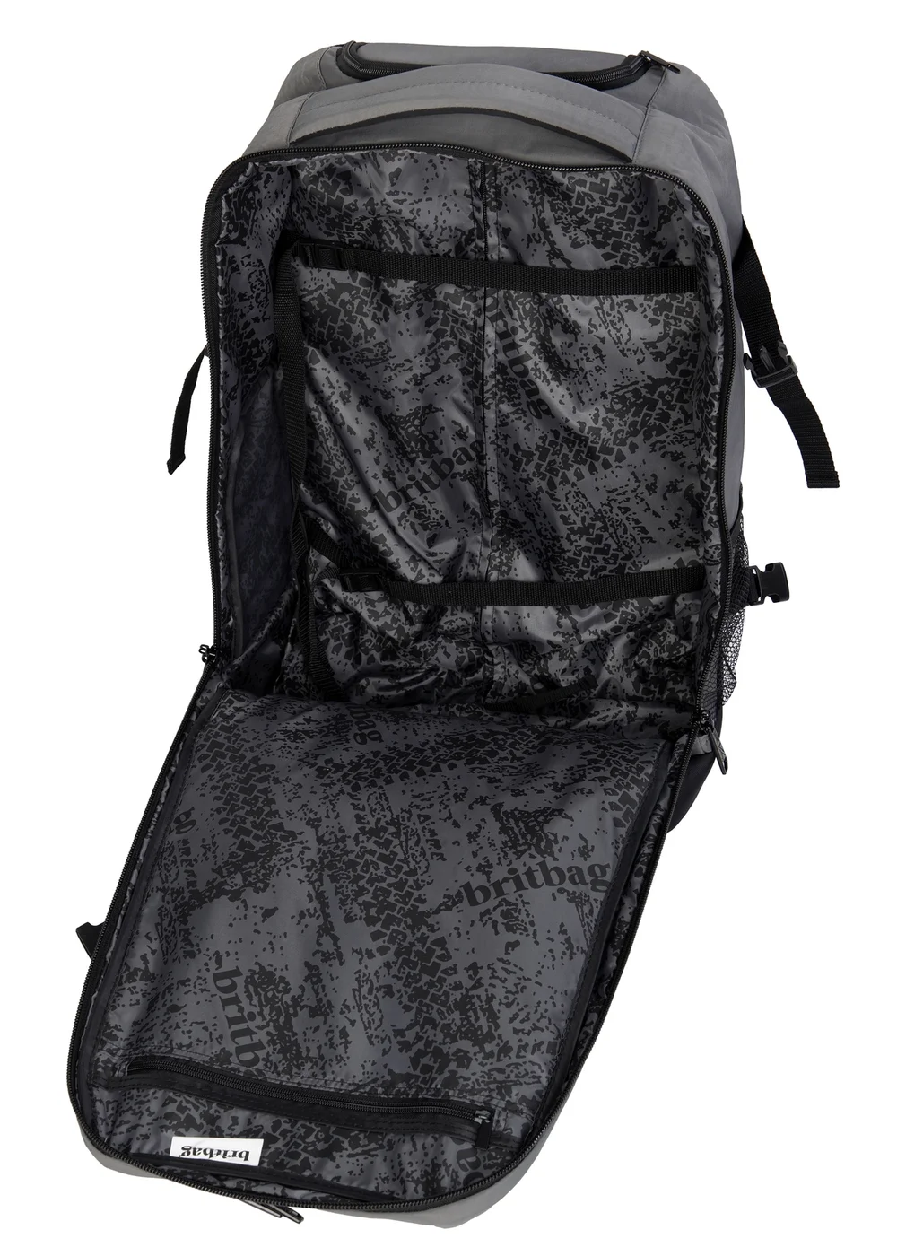 BritBag Nauru Charcoal Trolley Backpack - Large Image 5