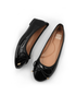 Where's That From Black Patent Truth Kids Ballerina Flats - Size 13 Image 1