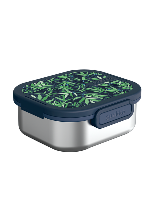 Quokka Green Blossom Stainless Steel Lunch Box - One Size Image 1