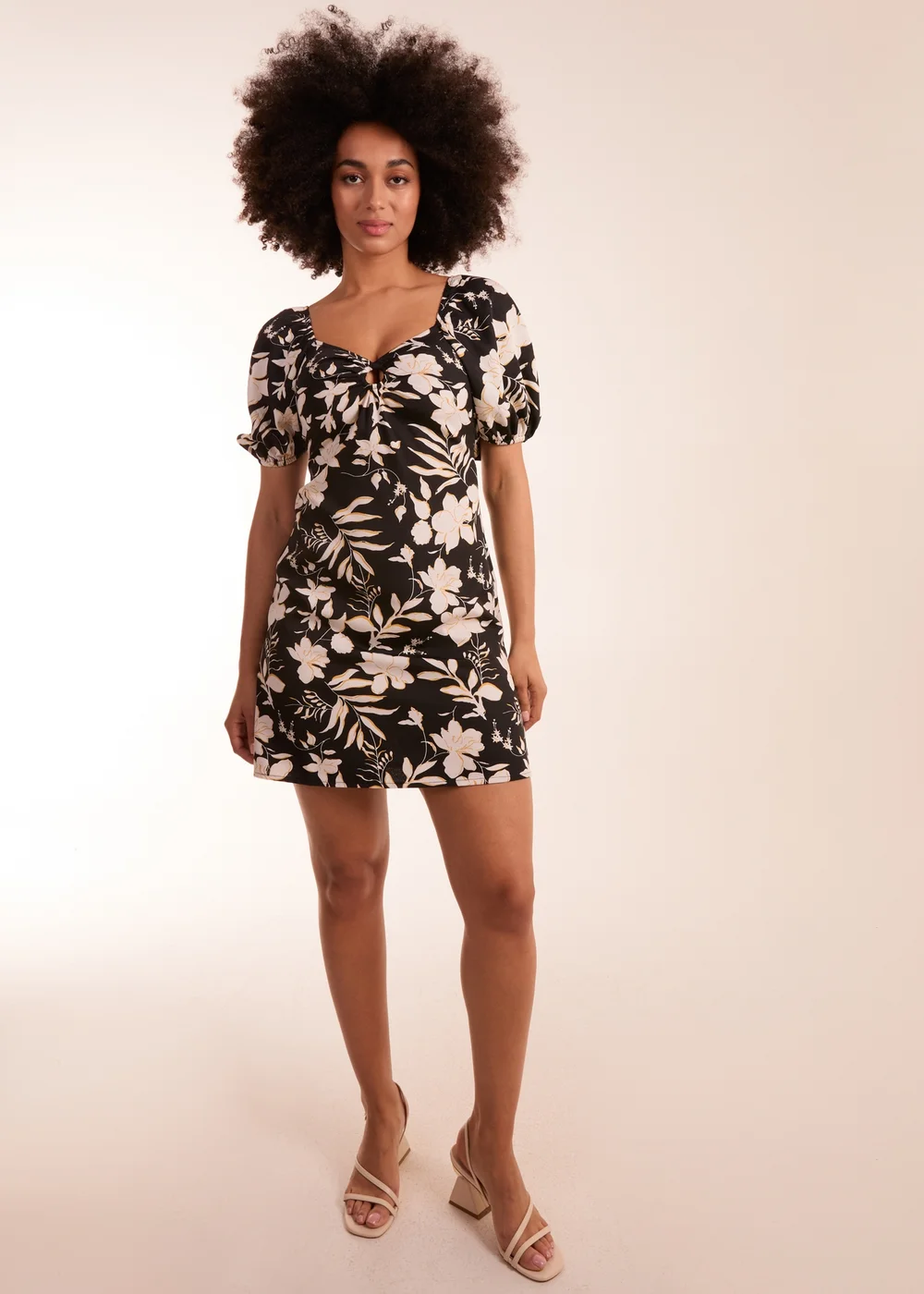 Blue Vanilla Black Ring Detail Mini Dress - 12 Image 4