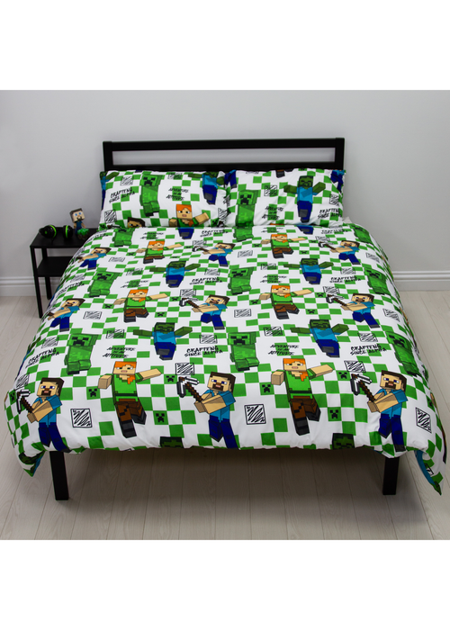 Minecraft Drawn Duvet - Double Image 2