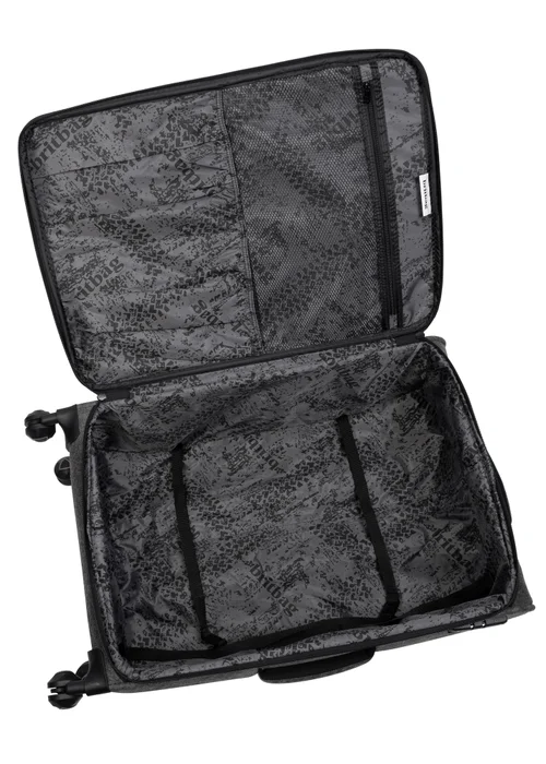 BritBag Perissa Tech Grey Suitcase with TSA Lock - Cabin Image 5