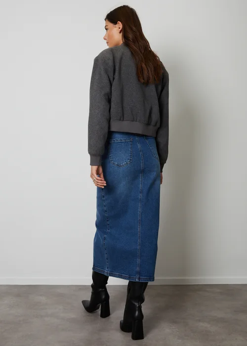 Threadbare Blue Antwerp Denim Maxi Skirt - Size 8 Image 2