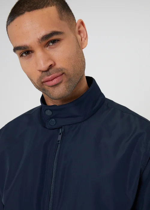 Threadbare Navy Showerproof Harrington Style Jacket - 2XL Image 4