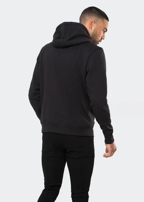 Threadbare Black Cotton Blend Pullover Hoody - S Image 2