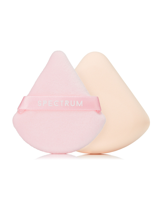 Spectrum Pink Velour & Marble Rubycell Makeup Puff Duo - One Size Image 1