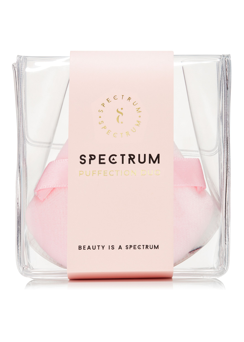 Spectrum Pink Velour & Marble Rubycell Makeup Puff Duo - One Size Image 3
