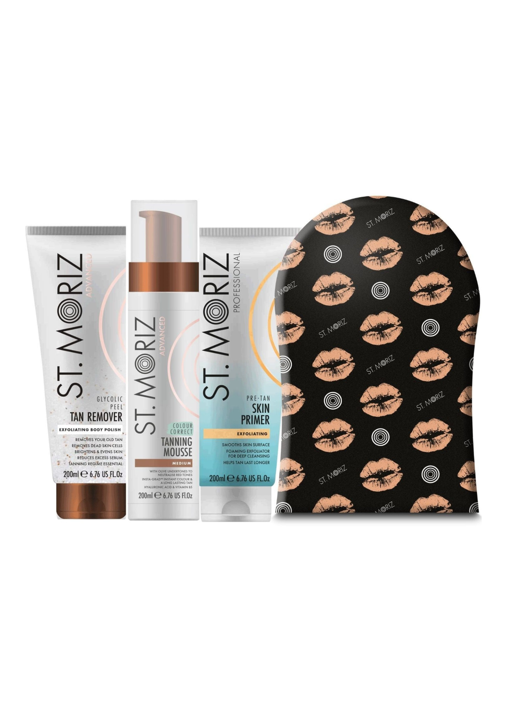 St Moriz Colour Correcting Tan Set - Light - One Size Image 1