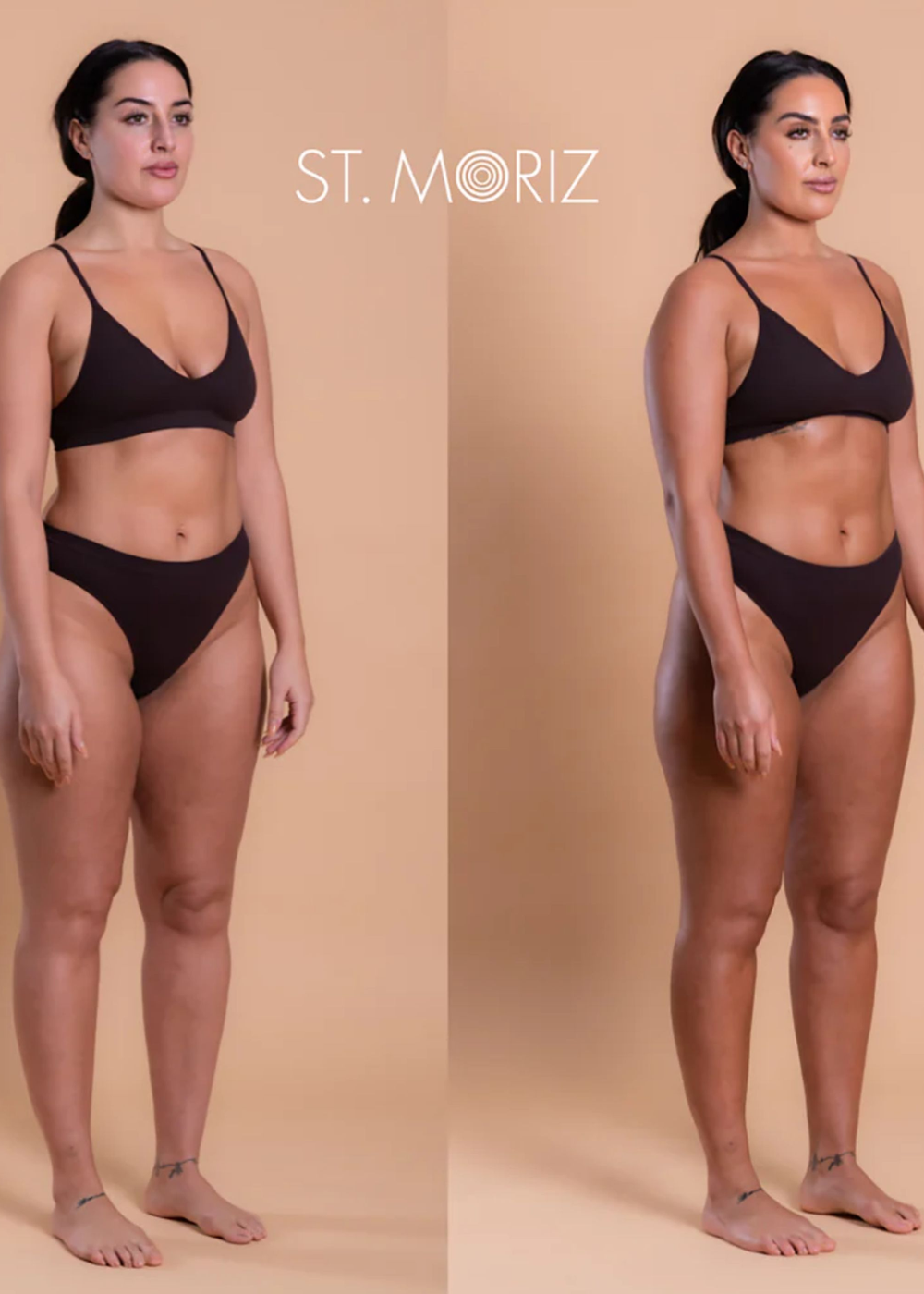 St Moriz Colour Correcting Tan Set - Dark - One Size Image 2