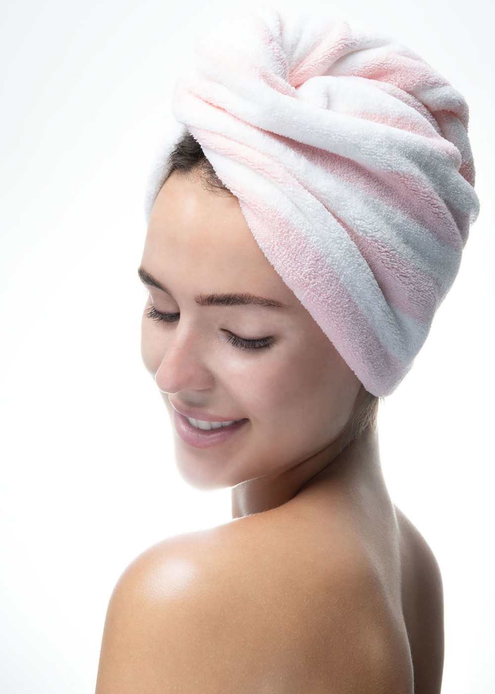 Brushworks Luxury Microfibre Hair Towel Duo - One Size Image 2