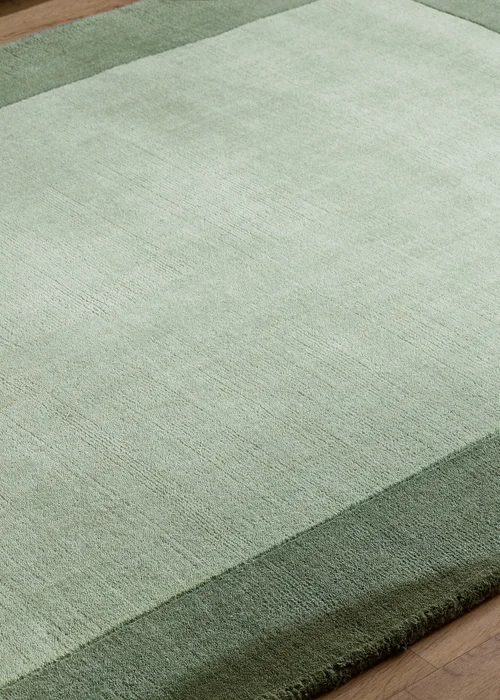 Origins Sage Green Borders Rug - 80 x 150 Image 5