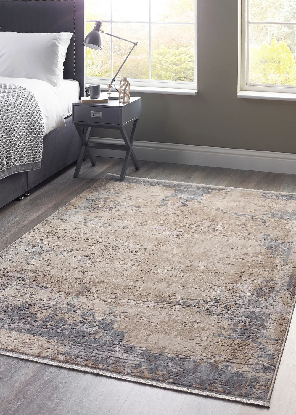 Origins Blue/Grey Cosimo Distressed Rug - 80 x 150 Image 1