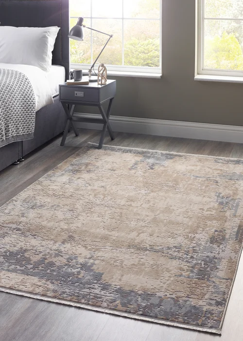 Origins Blue/Grey Cosimo Distressed Rug - 80 x 150 Image 1