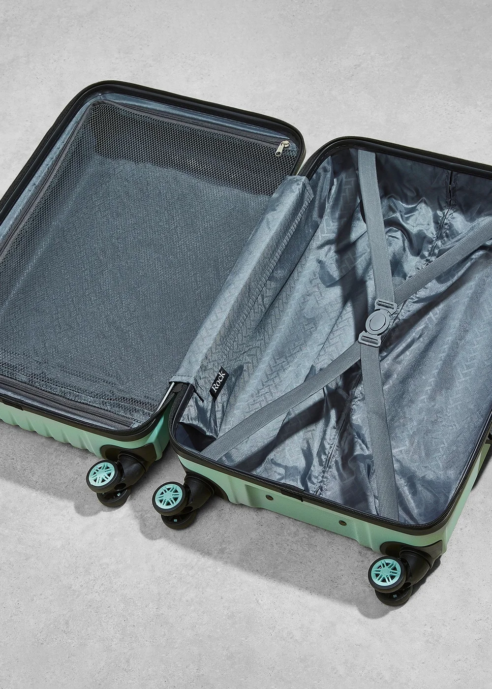Rock Santiago Suitcase Green - Small Image 5