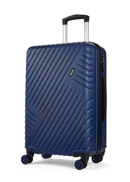 Rock Santiago Suitcase Navy - Large Image 2