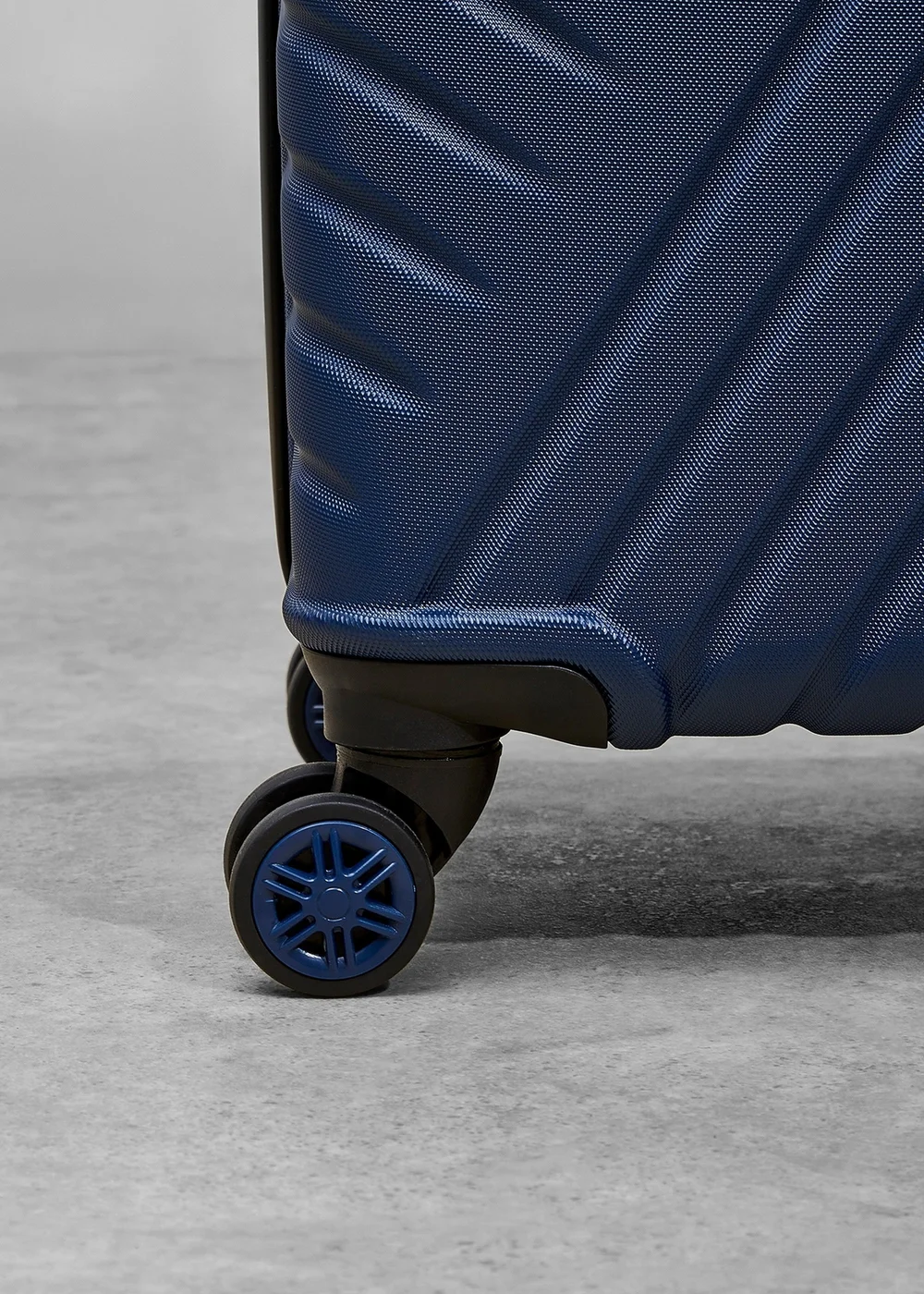 Rock Santiago Suitcase Navy - Large Image 3