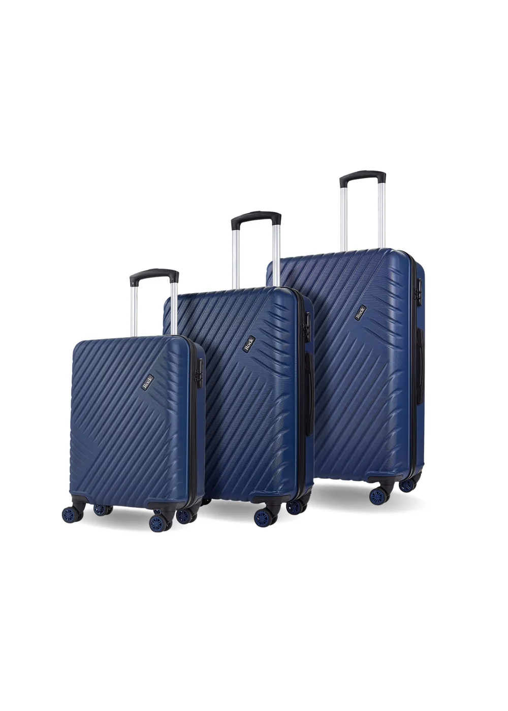 Rock Santiago Suitcase Navy - Large Image 1