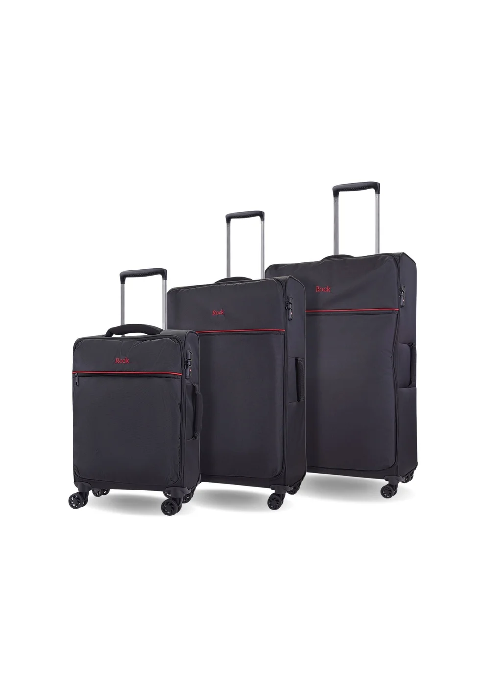 Rock Black/Red Pegasus Suitcase - Small Image 1