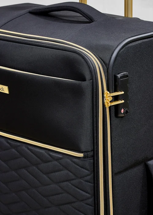 Rock Sloane Suitcase Black - UNDERSEAT Image 4