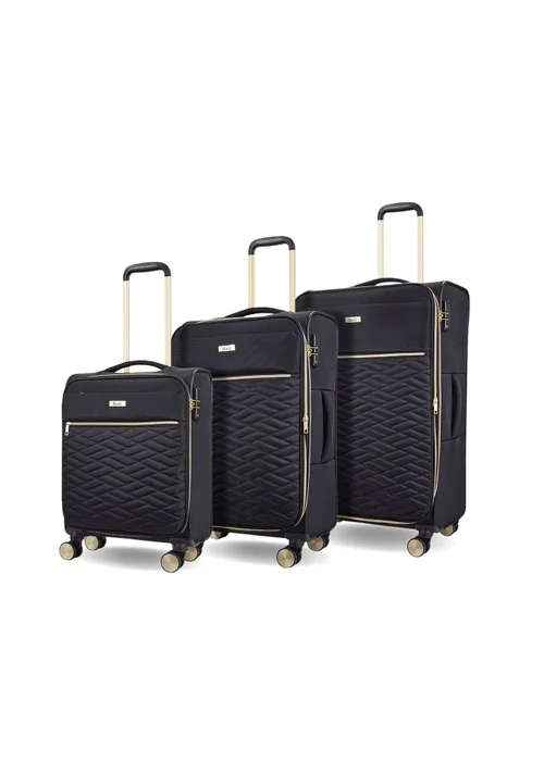 Rock Sloane Suitcase Black - UNDERSEAT Image 1